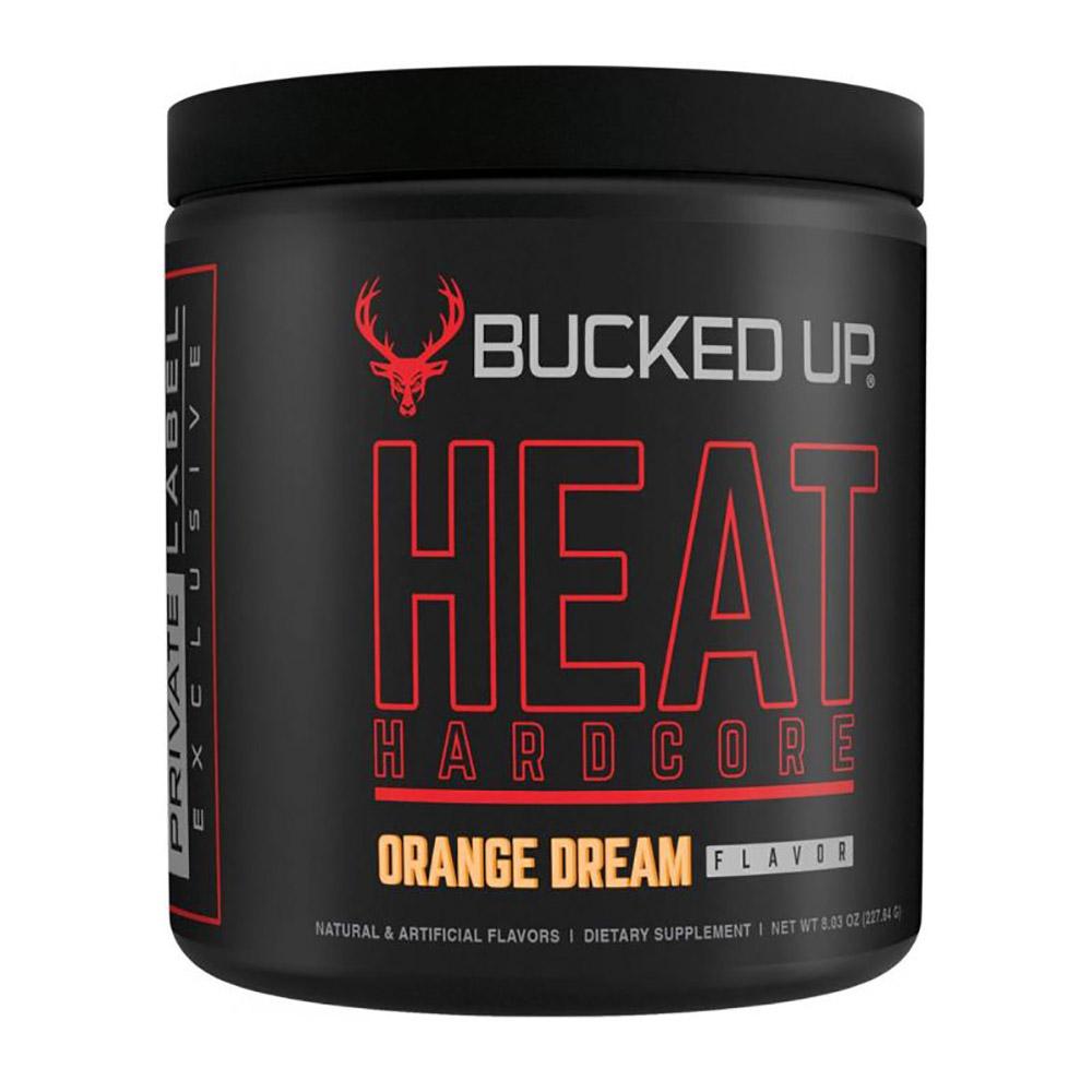 Bucked Up HEAT Hardcore 30/SV Fat Burner Bucked Up Orange Dream  (4530724765761)