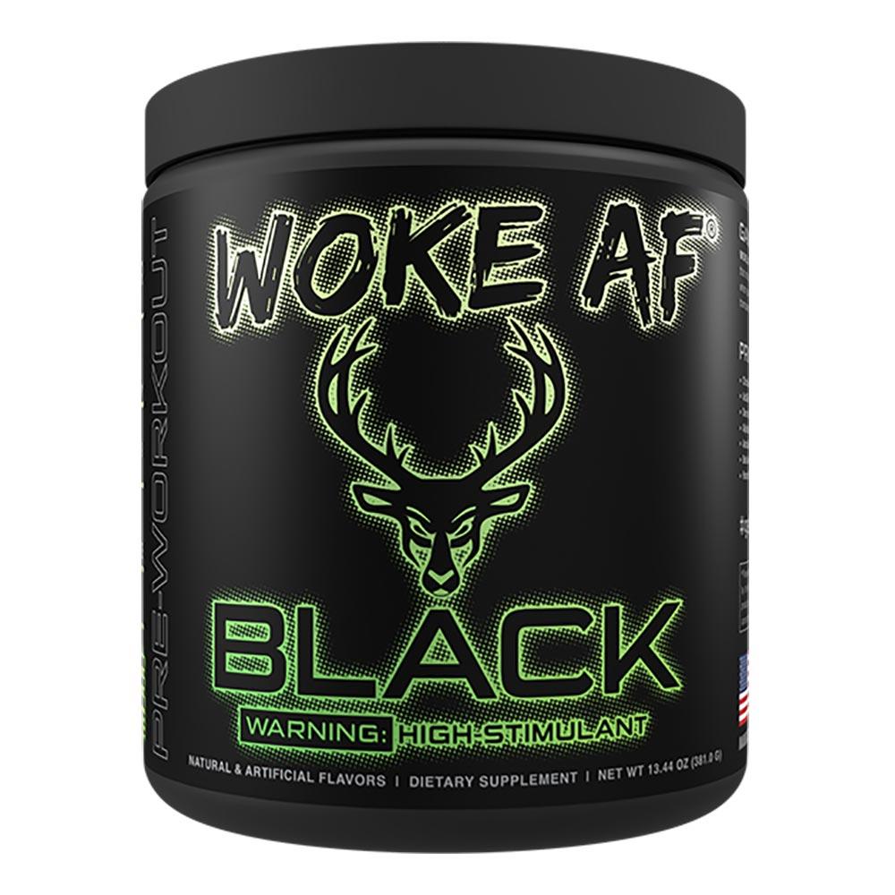 Bucked Up Woke AF Black 30 Servings Sports Performance Recovery Bucked Up Lime-ade 
