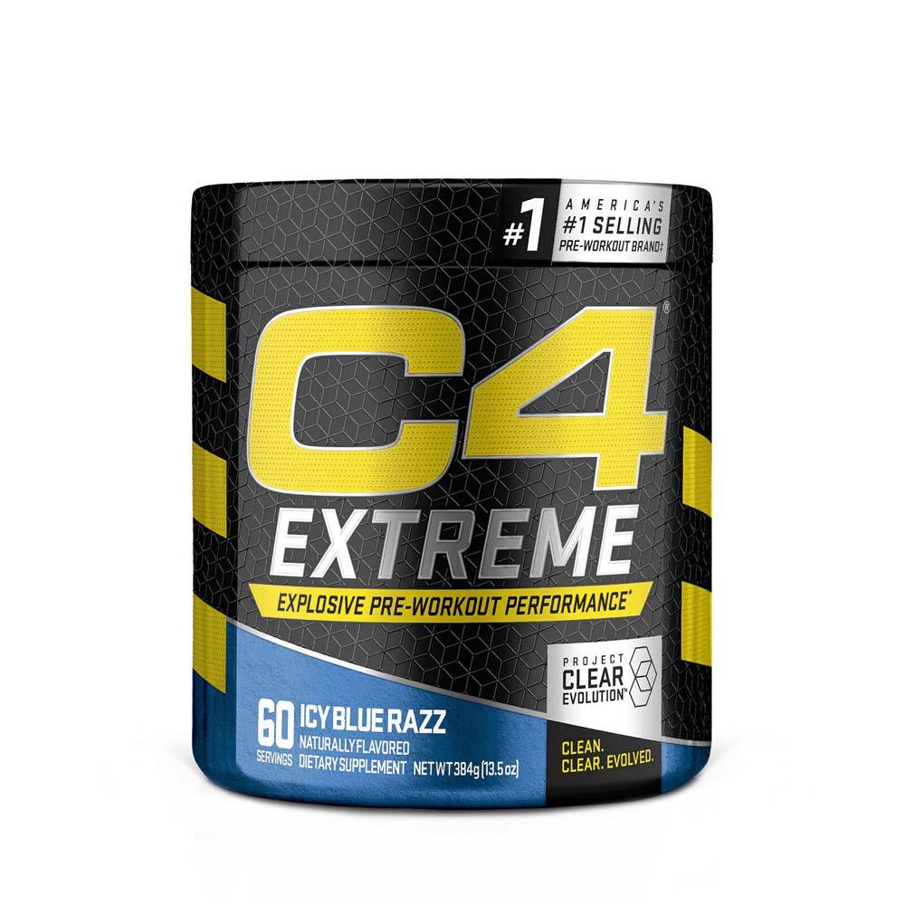 Cellucor C4 Extreme 60 Servings Pre-Workouts Cellucor Icy Blue Razz  (4344214585409)