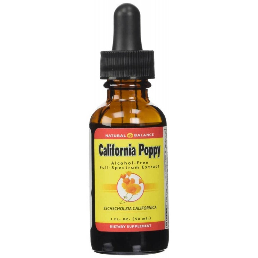 Natural Balance California Poppy Extract 1 Fl Oz Natural Balance  (1058751938603)