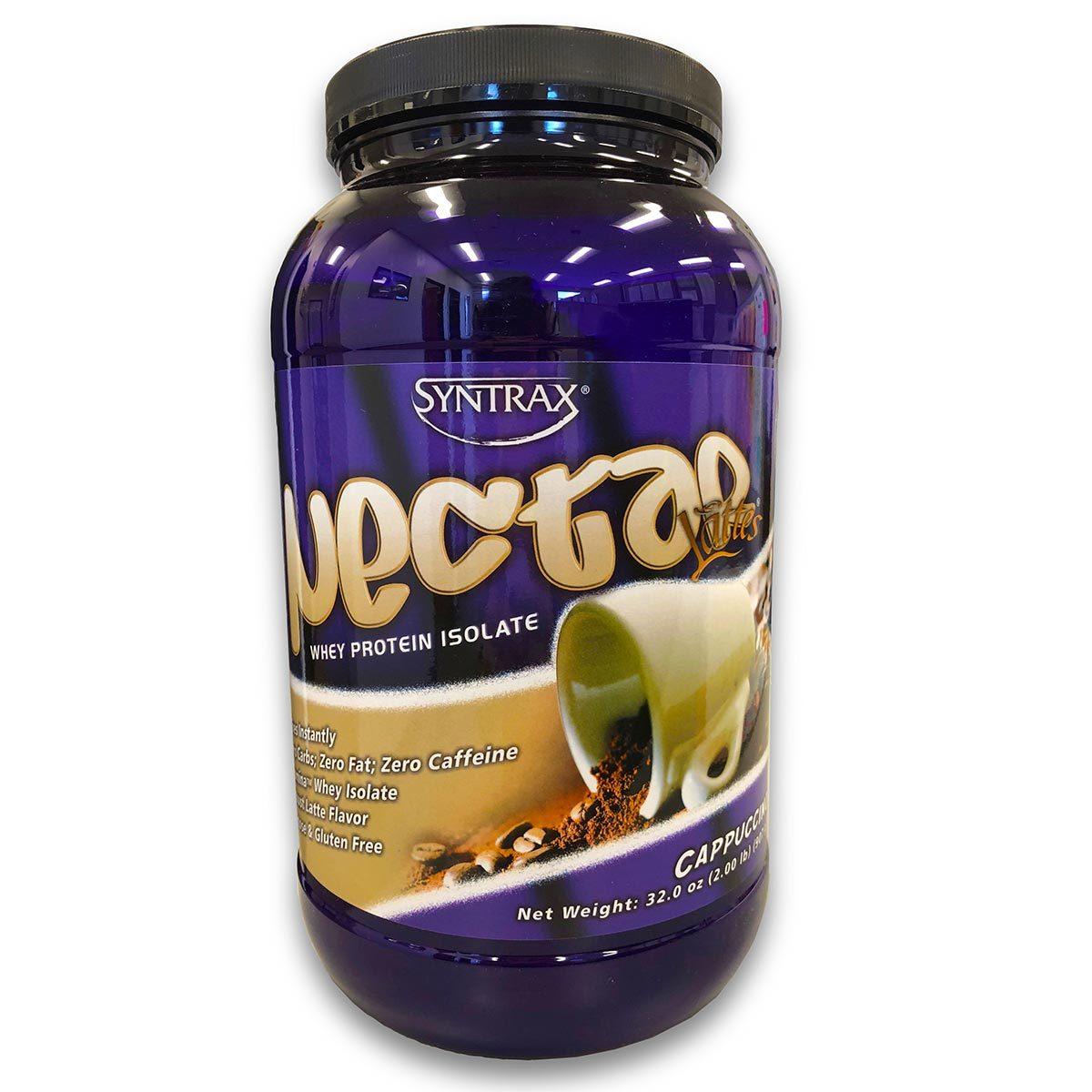 Syntrax Nectar Lattes Whey Protein Isolate Cappuccino 2 Lbs Protein Syntrax  (1058023604267)