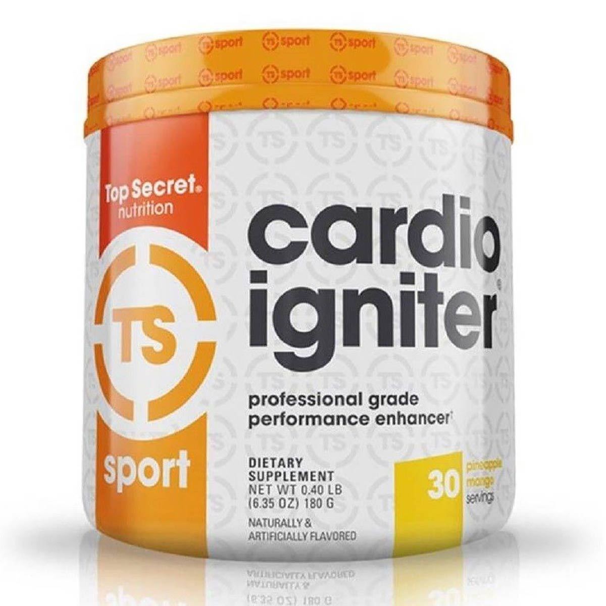 Top Secret Nutrition Cardio Igniter 30 Servings Sports Performance Recovery Top Secret Nutrition Pineapple Mango  (1529915277355)