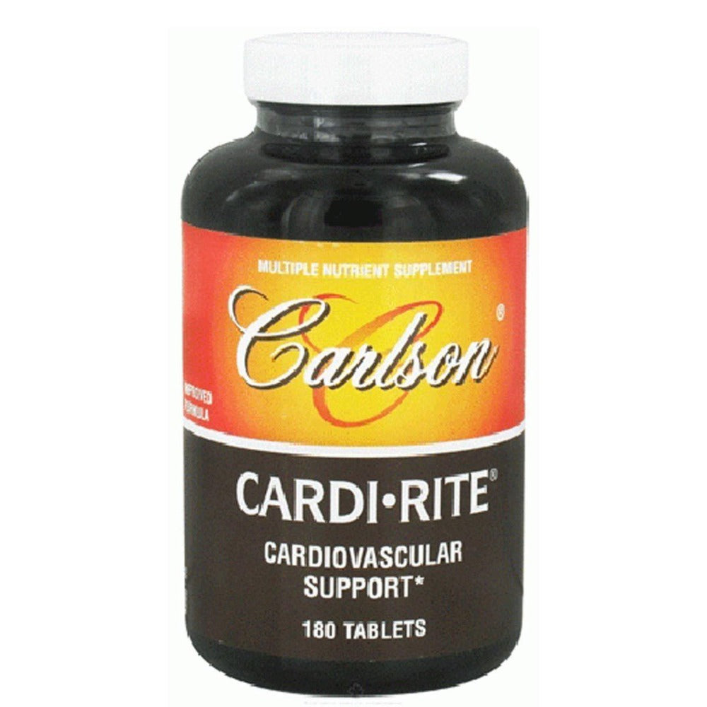 Carlson Cardi-Rite 180 Tabs Other Supplements Carlson  (1057908621355)