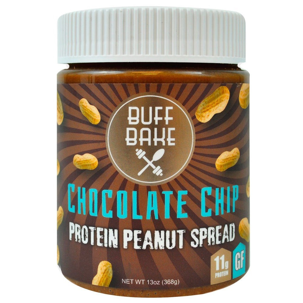 Buff Bake Chocolate Chip Protein Peanut Butter Spread Foods & Snacks Buff Bake  (1059259744299)