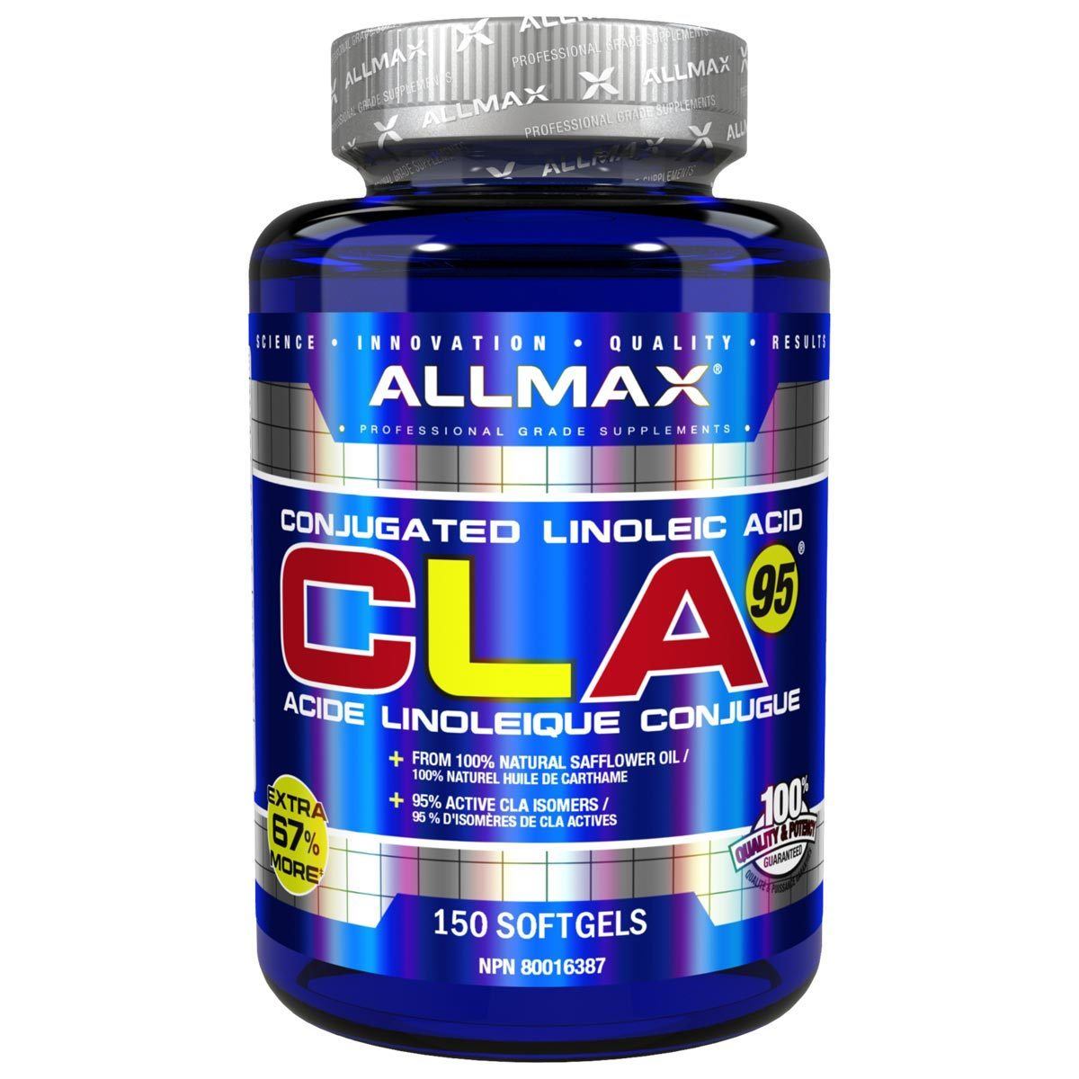 Allmax Nutrition CLA95 150 Softgels (Bonus Size) Diet/Energy Allmax Nutrition  (1058682765355)