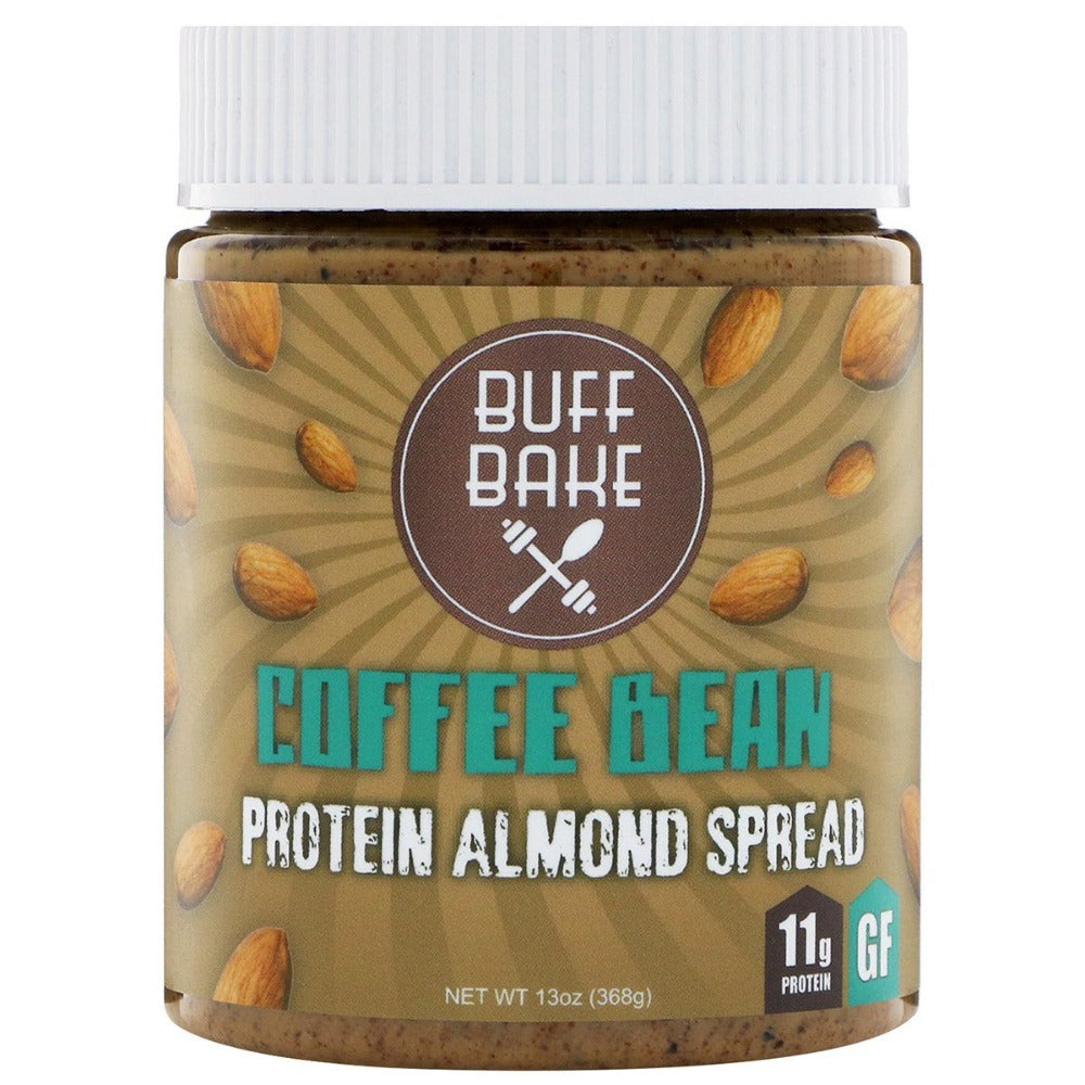 Buff Bake Coffee Bean Protein Almond Spread 13oz Foods & Snacks Buff Bake  (1059262758955)