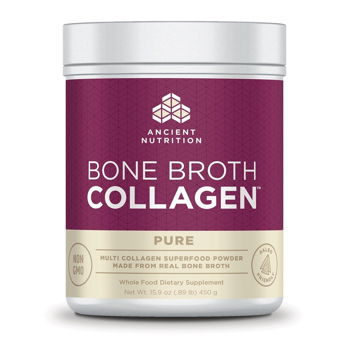 Ancient Nutrition Bone Broth Collagen 30 Servings Protein Ancient Nutrition Unflavored  (1059283828779)