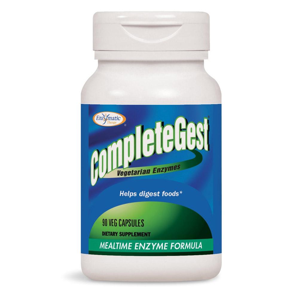 Enzymatic Therapy CompleteGest Vegetarian Enzymes 90 Capsules Digestive Health Enzymatic Therapy  (1769584689195)