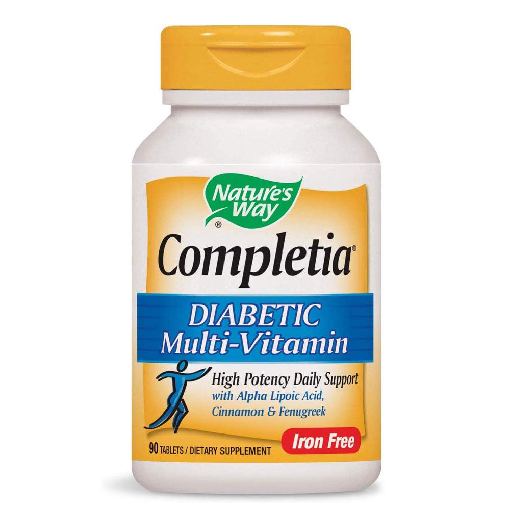 Nature's Way Completia Diabetic Multivitamin 90 Tablets Multi Vitamins Nature's Way  (1815553441835)