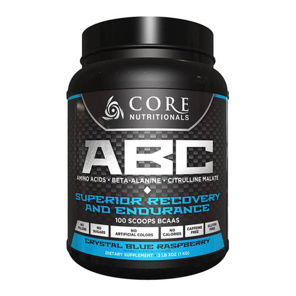 Core Nutritionals ABC 50 Servings Amino Acids Core Nutritionals Crystal Blue Raspberry  (4405703376961)