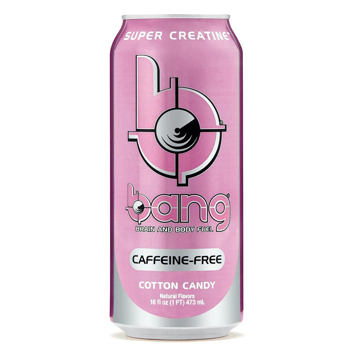 VPX Bang Caffeine Free RTD 12/Case Diet/Energy VPX Cotton Candy  (1059343597611)