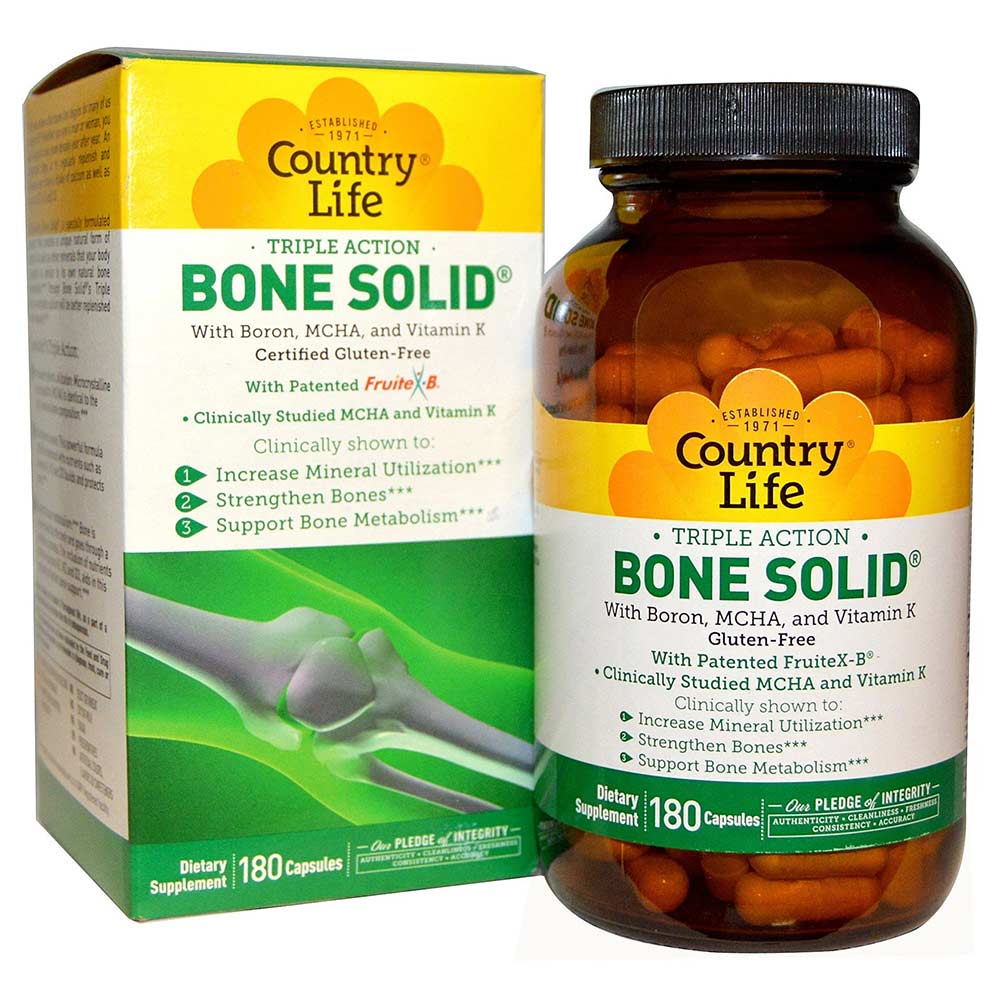 Country Life Bone Solid 180c Joint Aid Country Life  (4598780985409)