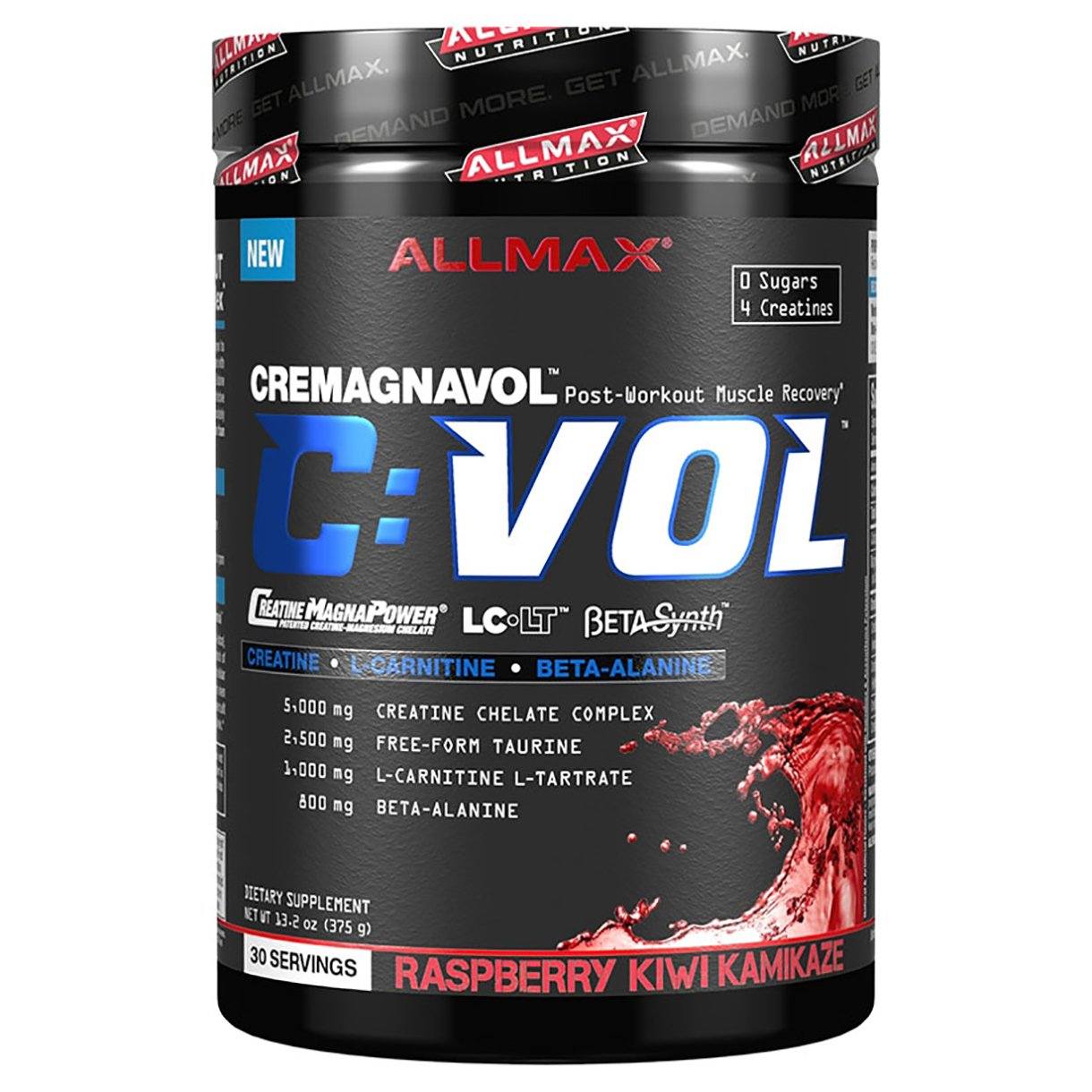 Allmax Nutrition C:VOL 30 Servings Sport Performance / Recovery Allmax Nutrition Raspberry Kiwi Kamikaze  (1059198894123)