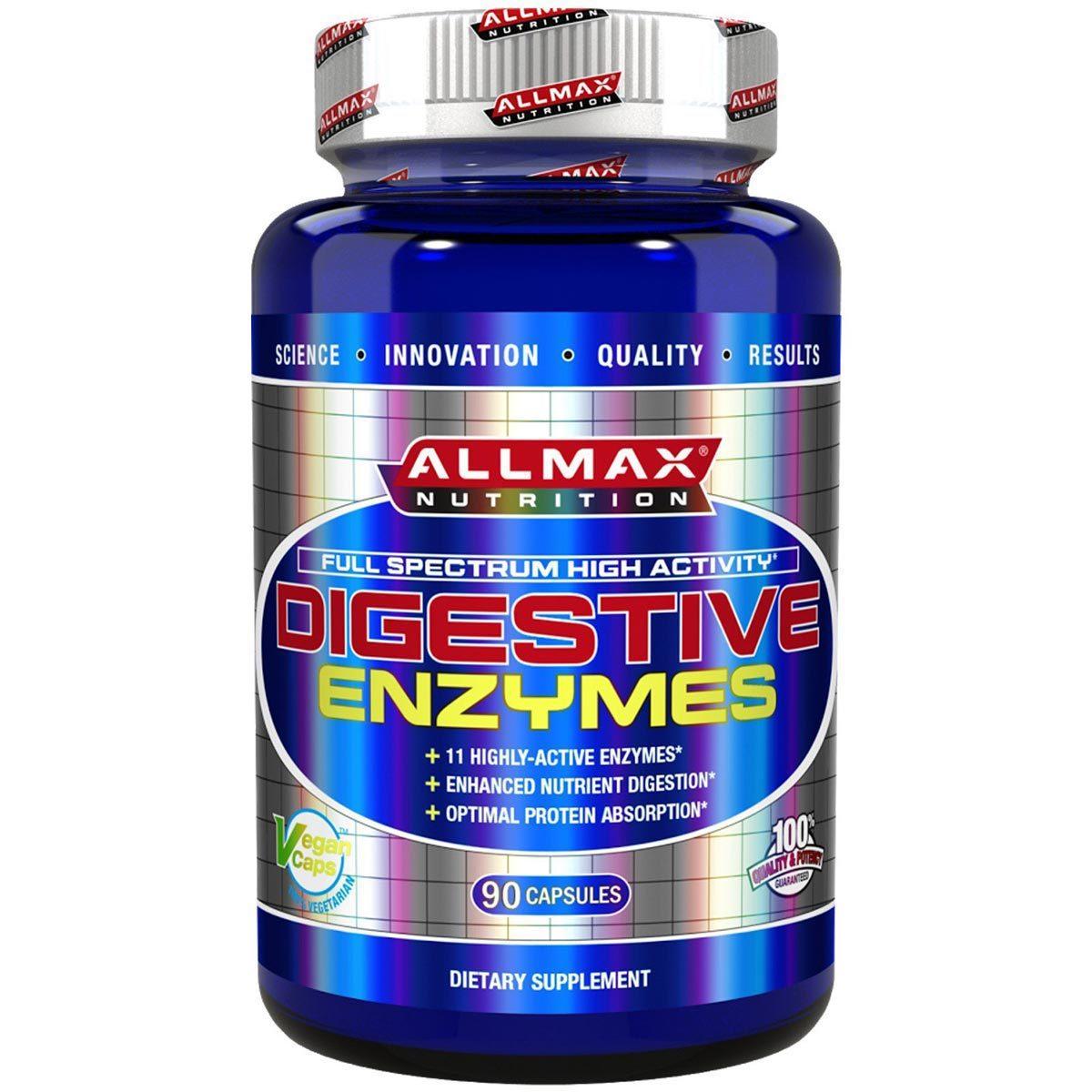 Allmax Nutrition Digestive Enzymes 90 Caps Digestive Health / Probiotics Allmax Nutrition  (1058667167787)