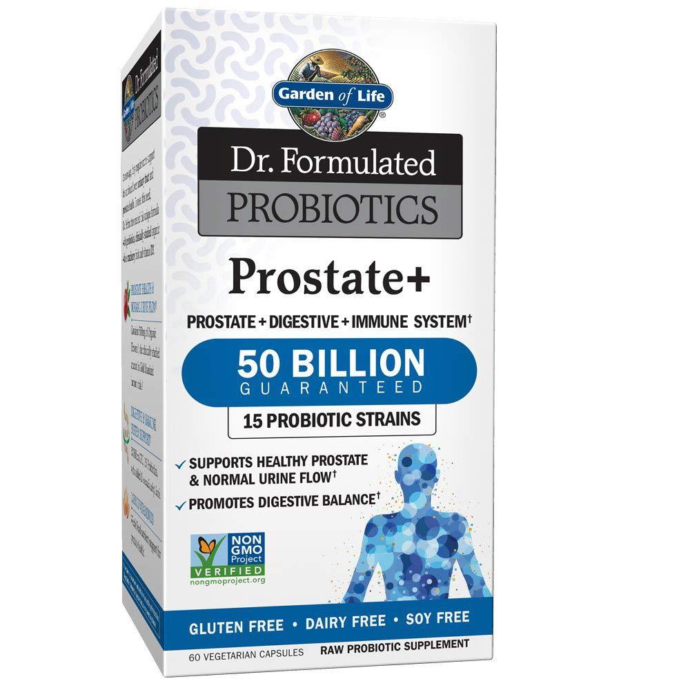 Garden of Life Dr. Formulated Probiotics Prostate+ 60 Vege Caps Digestive Health / Probiotics Garden of Life  (1059188801579)