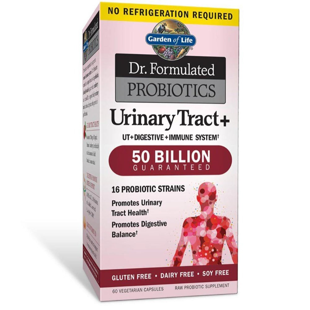 Garden of Life Dr. Formulated Probiotics Urinary Tract+ 60 Vege Caps Digestive Health / Probiotics Garden of Life  (1059189325867)