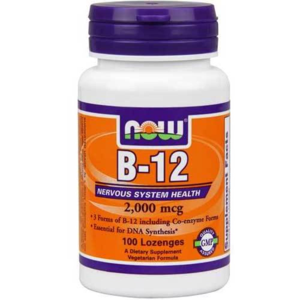 Now Foods Instant Energy B-12 2000 Mcg 100 Lozenges Now Foods  (1059141615659)
