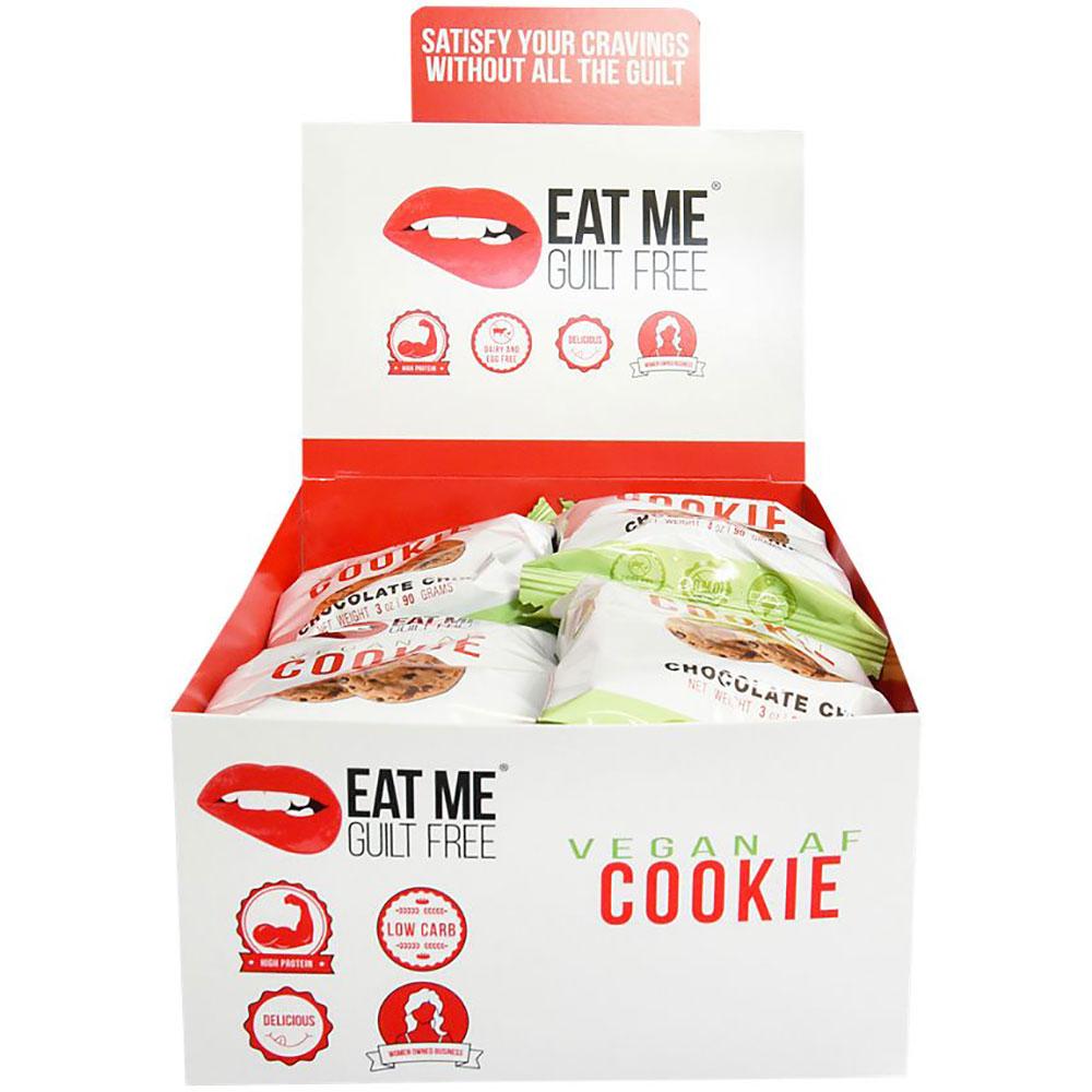 Vegan AF Cookie 8/ea Foods Juices Eat Me Guilt Free Chocolate Chip  (4592169943105)
