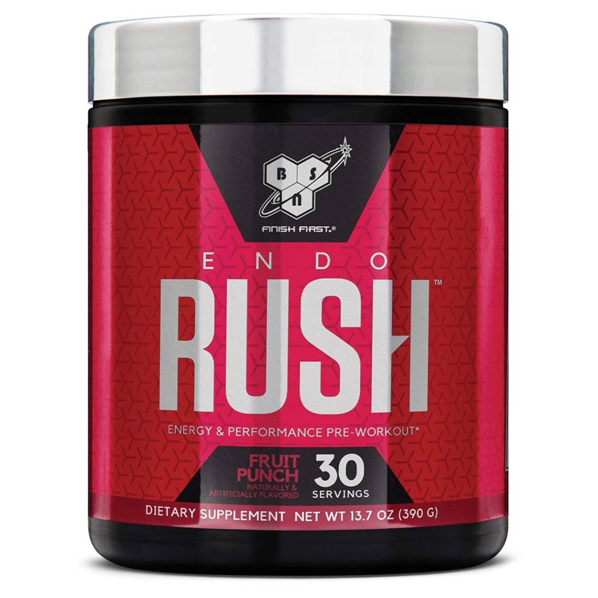 BSN Endorush 30 Servings Pre-workout BSN Fruit Punch  (1533309091883)