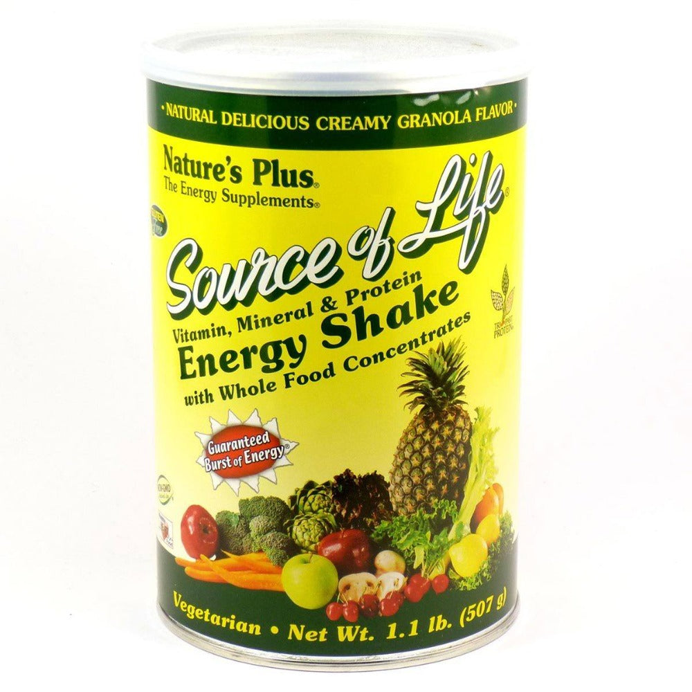 Nature's Plus Source of Life Energy Shake 1.1 lbs Other Supplements Nature's Plus  (1057910947883)