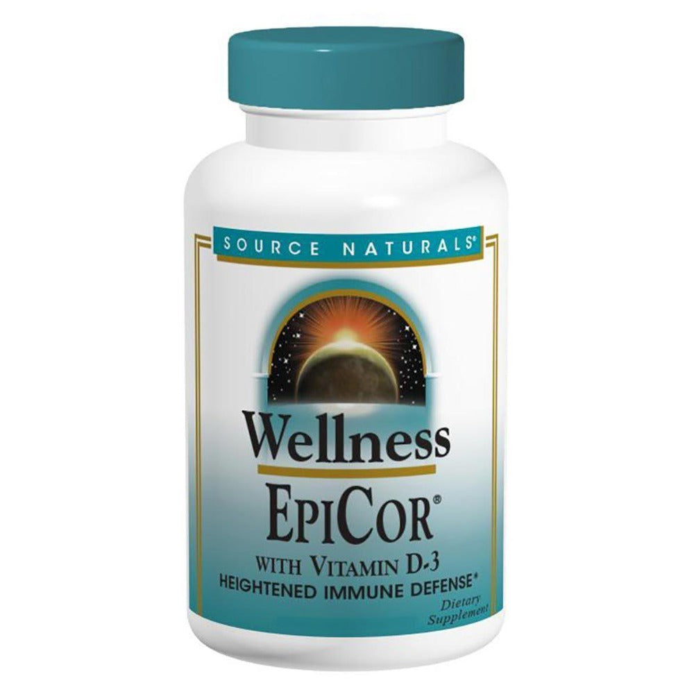 Source Naturals EpiCor with Vitamin D-3 500mg 60 Capsules Vitamins Source Naturals  (1059073949739)