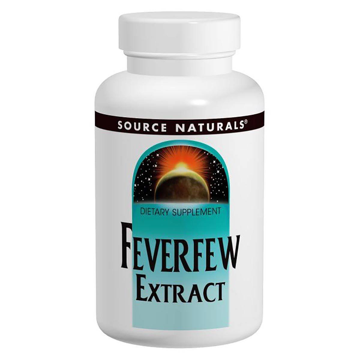 Source Naturals Feverfew Extract 50 Tabs Source Naturals  (1058714845227)