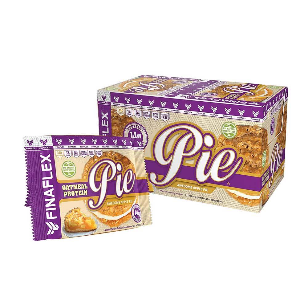 Finaflex Oatmeal Protein Pie 10/Box | Delicious Protein Snack Foods Juices Finaflex (redefine Nutrition) Awesome Apple Pie  (1815547117611)