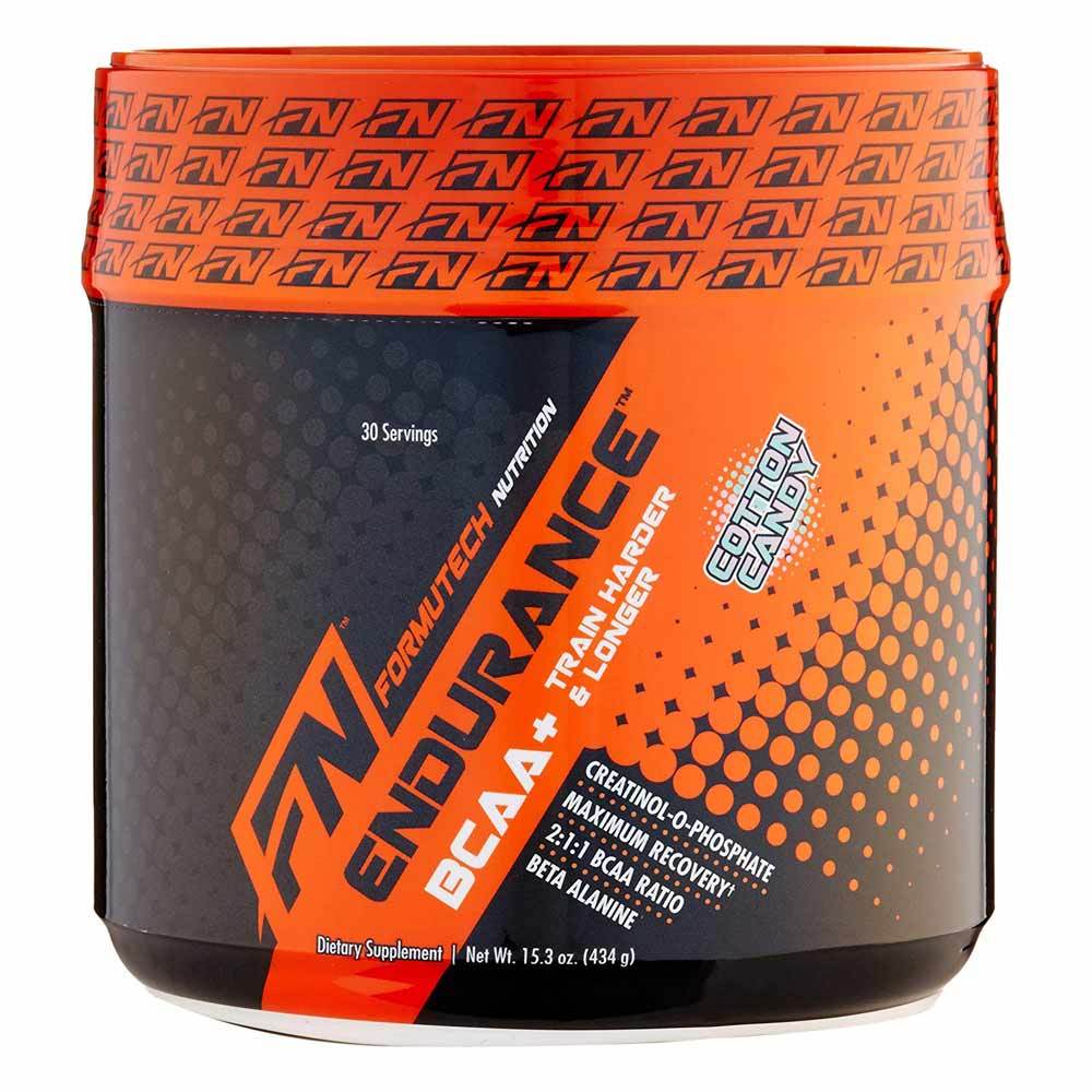 Formutech Nutrition Endurance BCAA Plus 30 Serving Amino Acids Formutech Nutrition Cotton Candy  (1058877440043)