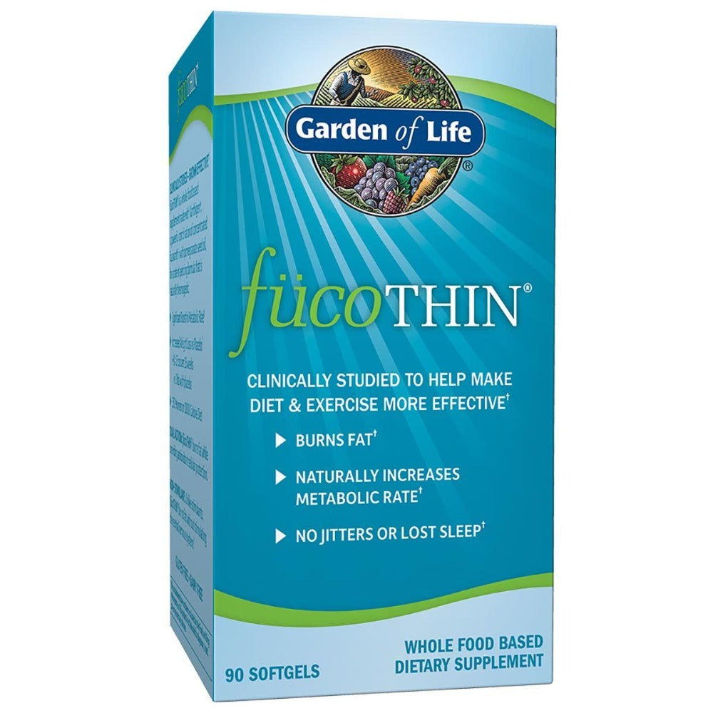 Garden of Life FucoTHIN 90 Gels w/ Brown Seaweed Diet/Energy Garden of Life  (1058077442091)