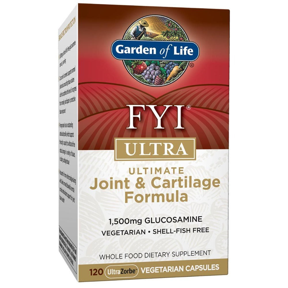 Garden of Life FYI Ultra Joint and Cartilage Formula 120 Caps Joint Aids Garden of Life  (1058049589291)