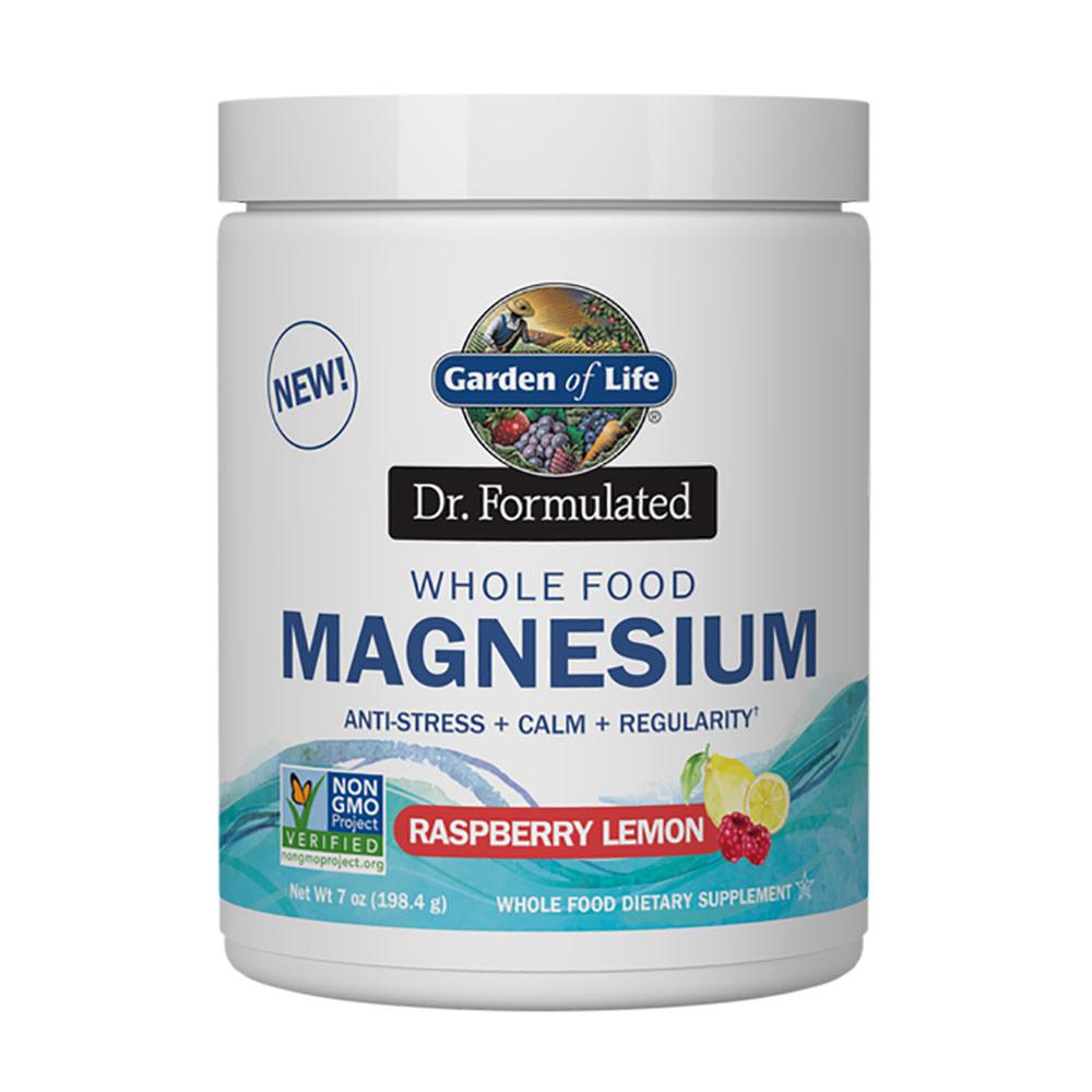 Garden of Life Dr. Formulated Whole Food Magnesium 7oz Vitamins & Minerals Garden of Life Raspberry Lemon 