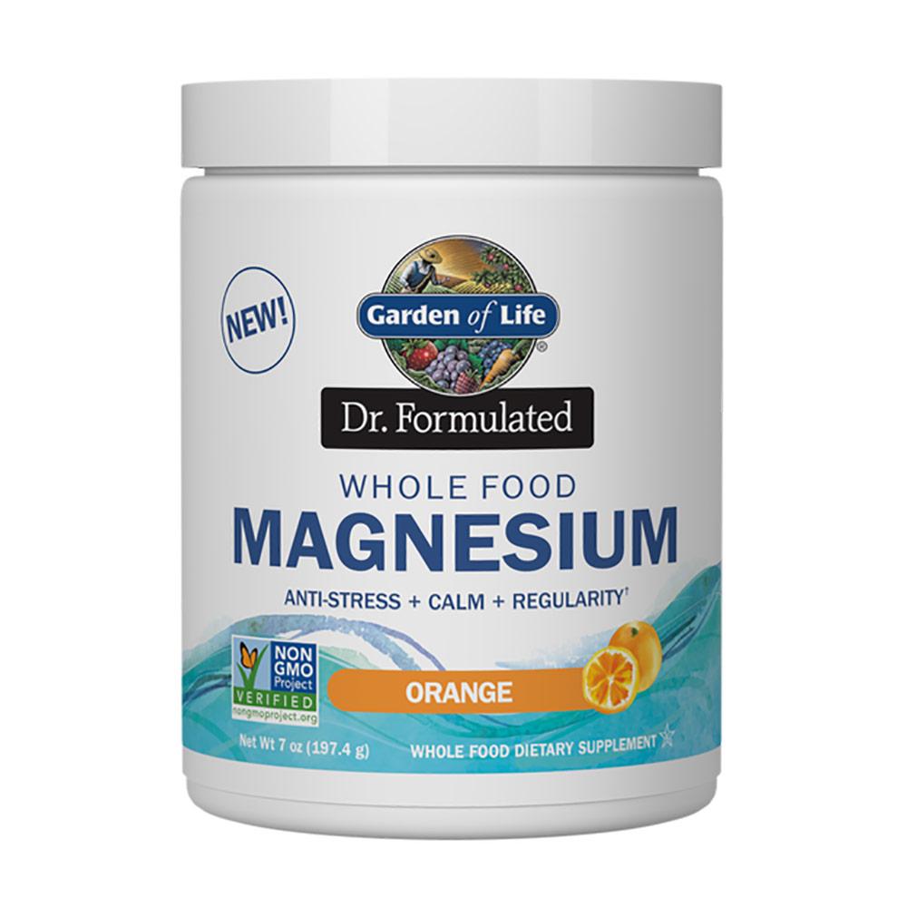 Garden of Life Dr. Formulated Whole Food Magnesium 7oz Vitamins & Minerals Garden of Life Orange 