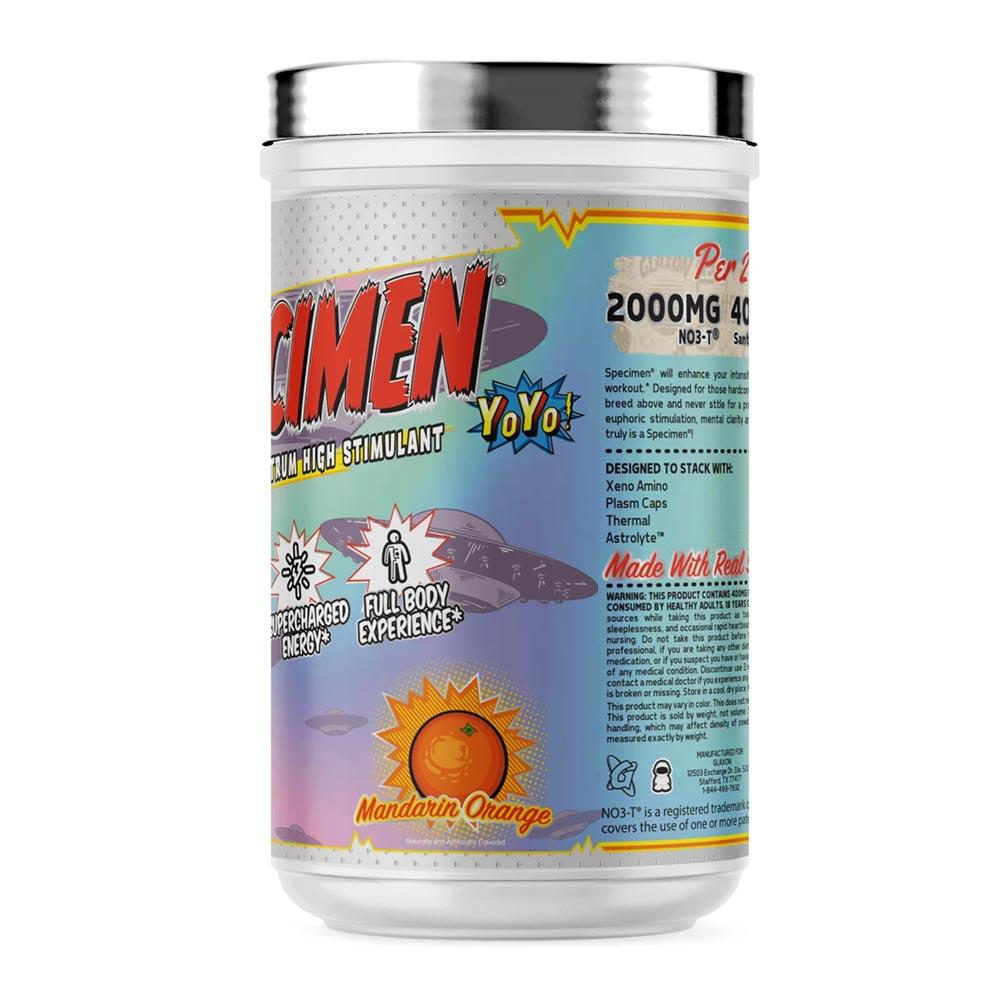 Glaxon Specimen Yo-Yo Pre-Workouts Glaxon Mandarin Orange  (4622987591745)