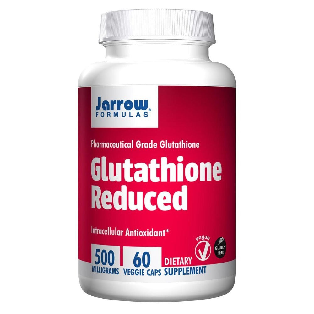 Jarrow Formulas Reduced Glutathione 500mg 60 Caps Antioxidants / CoQ-10 Jarrow Formulas  (1058786181163)