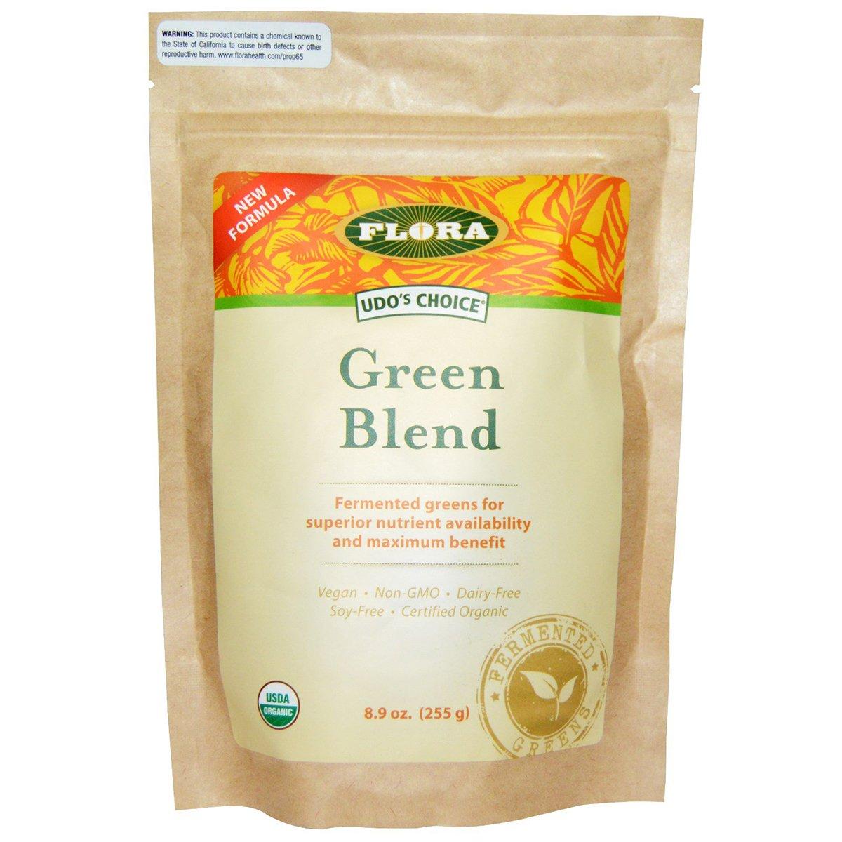 Flora (Udo's Choice) Udo's Choice Green Blend 9oz Greens / Super Foods Flora (Udo's Choice)  (1058625617963)