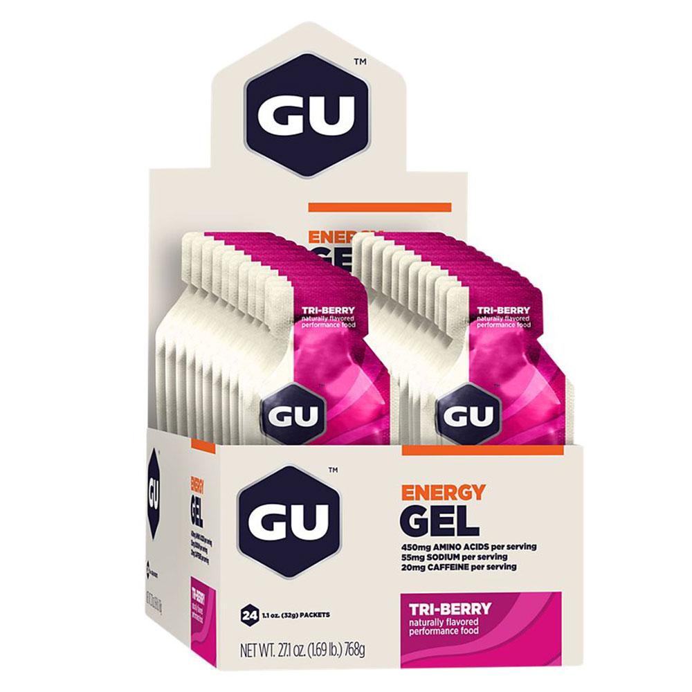 Gu Energy 24/Packets Sports Performance Recovery Gu Energy Triberry  (4601068716097)