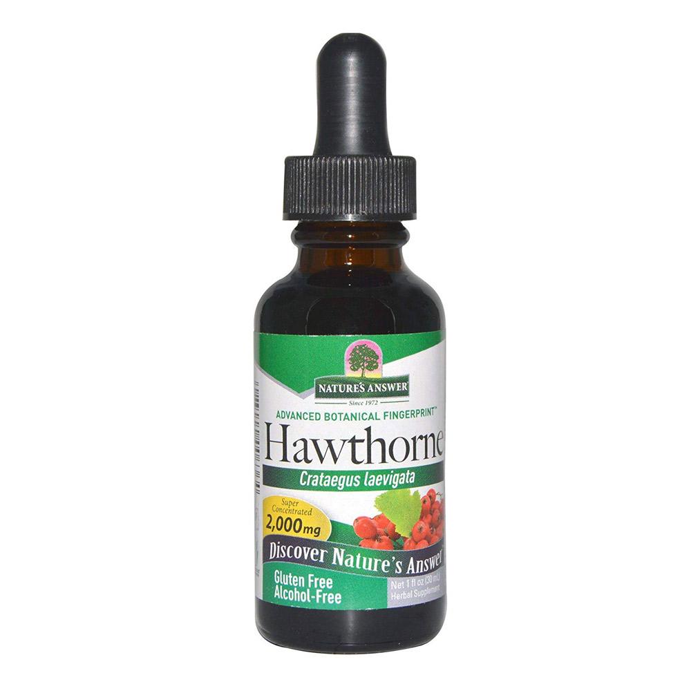 Nature's Answer Hawthorne 2000mg 2oz | Promotes Healthy Circulation Herbs Nature's Answer  (1782420602923)