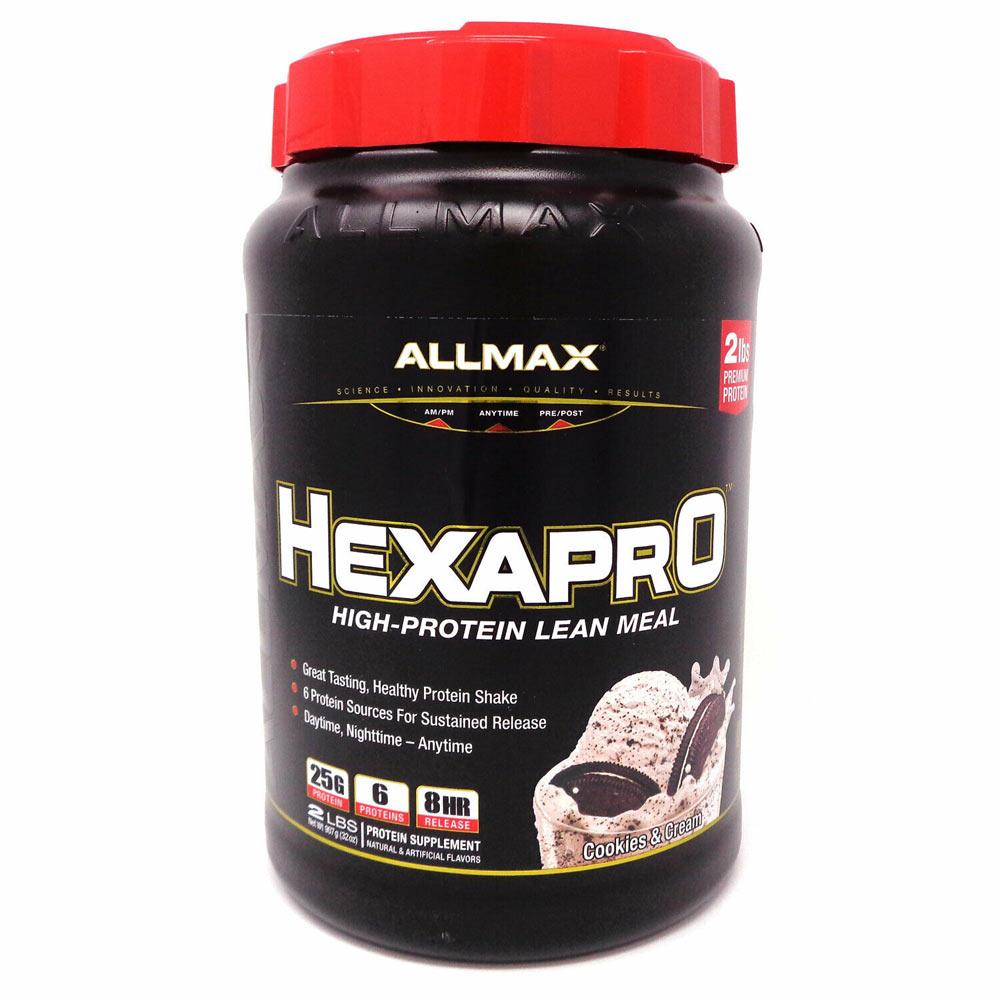 Allmax Nutrition HexaPro 3Lbs Protein Allmax Nutrition Cookies & Cream Milkshake  (1058718253099)