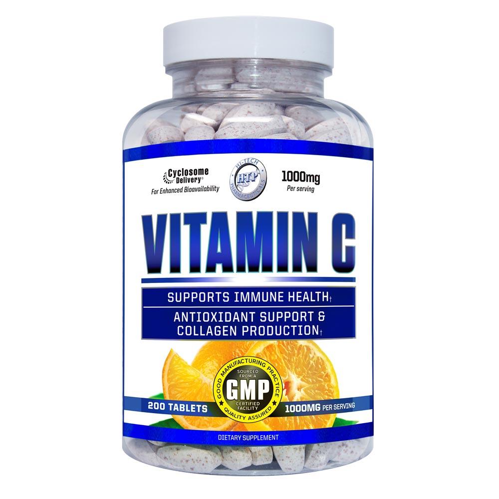 Hi-Tech Pharmaceuticals Vitamin C 1000mg 200 Tablets Vitamins & Minerals Hi-Tech Pharmaceuticals  (4360272904257)