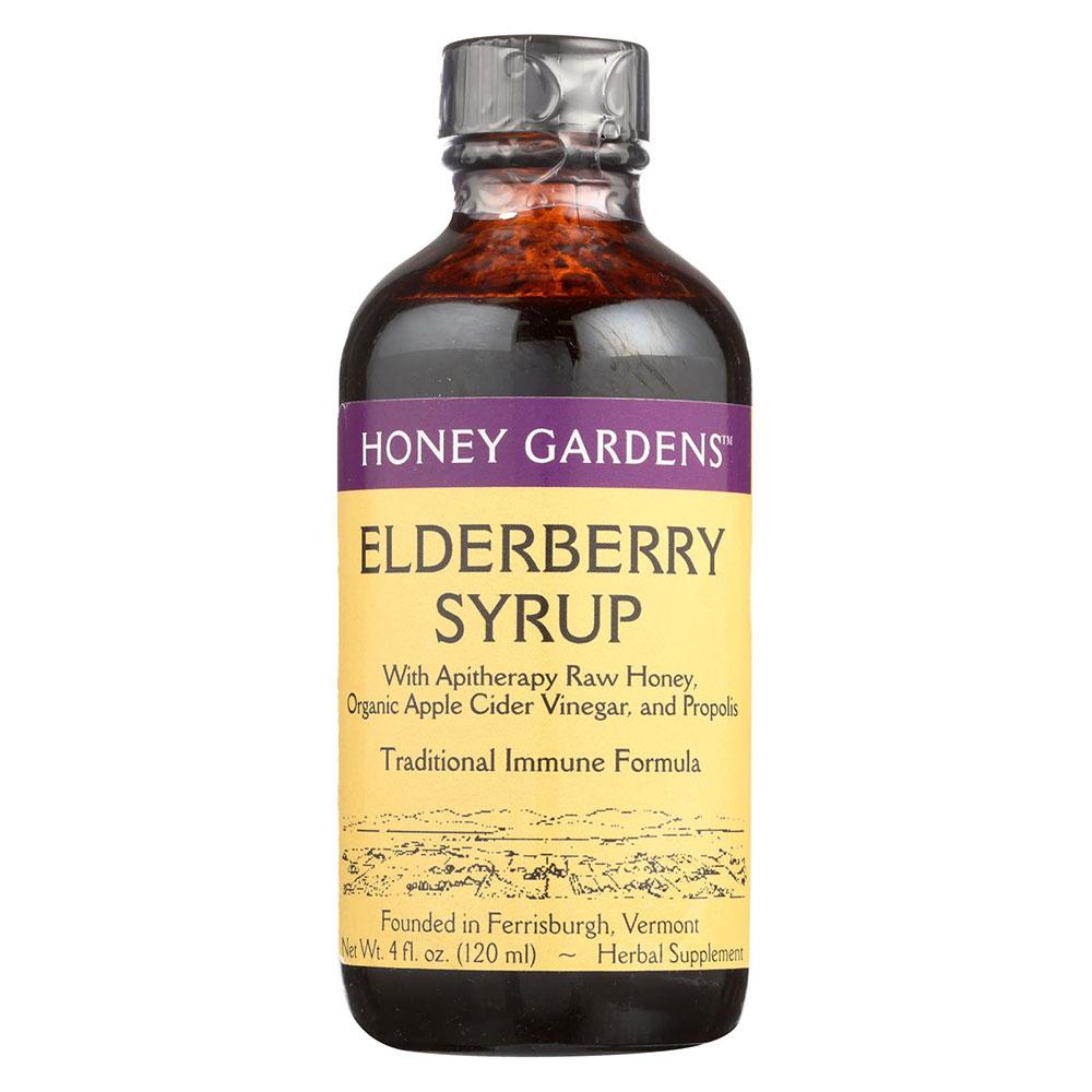Honey Gardens Elderberry Syrup 4oz Specialty Health Products Honey Gardens  (1747162431531)