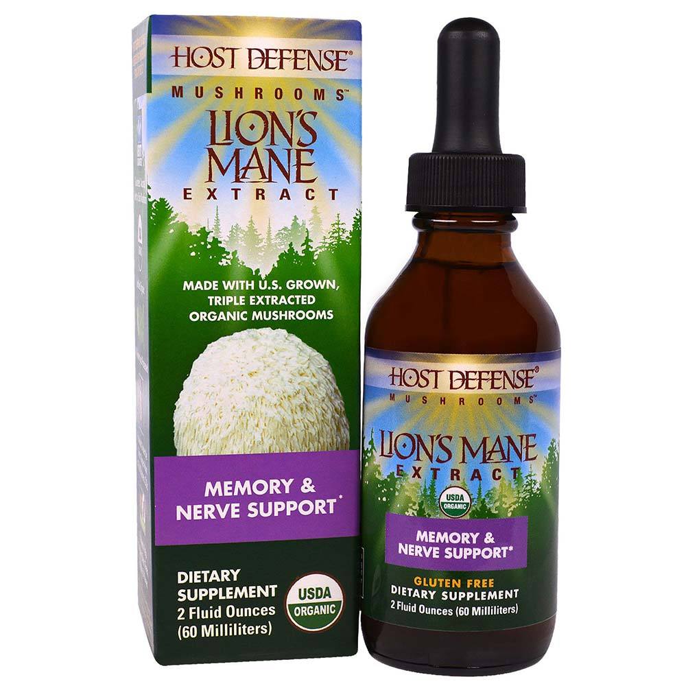 Host Defense Lion's Mane Extract 2Fl Oz Specialty Health Products Fungi Perfect  (1638762807339)