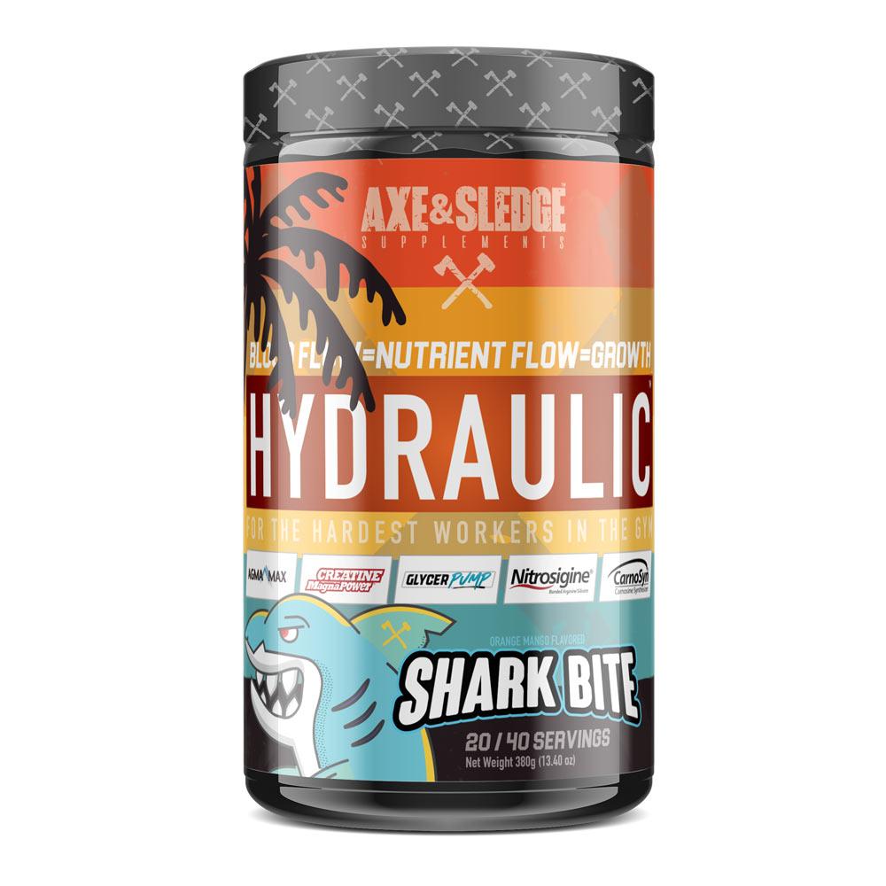 Axe & Sledge Hydraulic Stim-Free Pre-Workout | Pre-Pump Sports Performance Recovery AXE & SLEDGE SHARK BITE  (1812332544043)