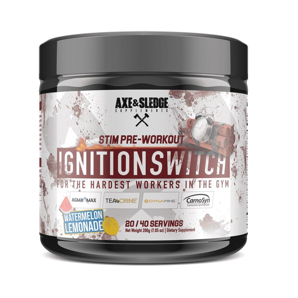 Axe & Sledge Ignition Switch 40 Servings | Stim Pre-Workout Sports Performance Recovery AXE & SLEDGE WATERMELON LEM  (1812332576811)
