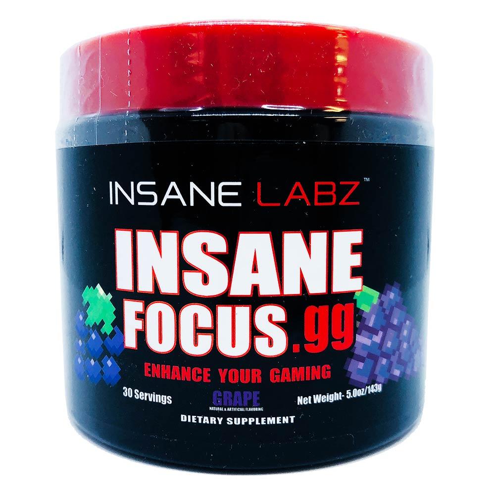 INSANE Insane Focus.GG 30 Servings | Focus, Energy & Mood Specialty Health Products Insane Labz Grape  (1769023701035)