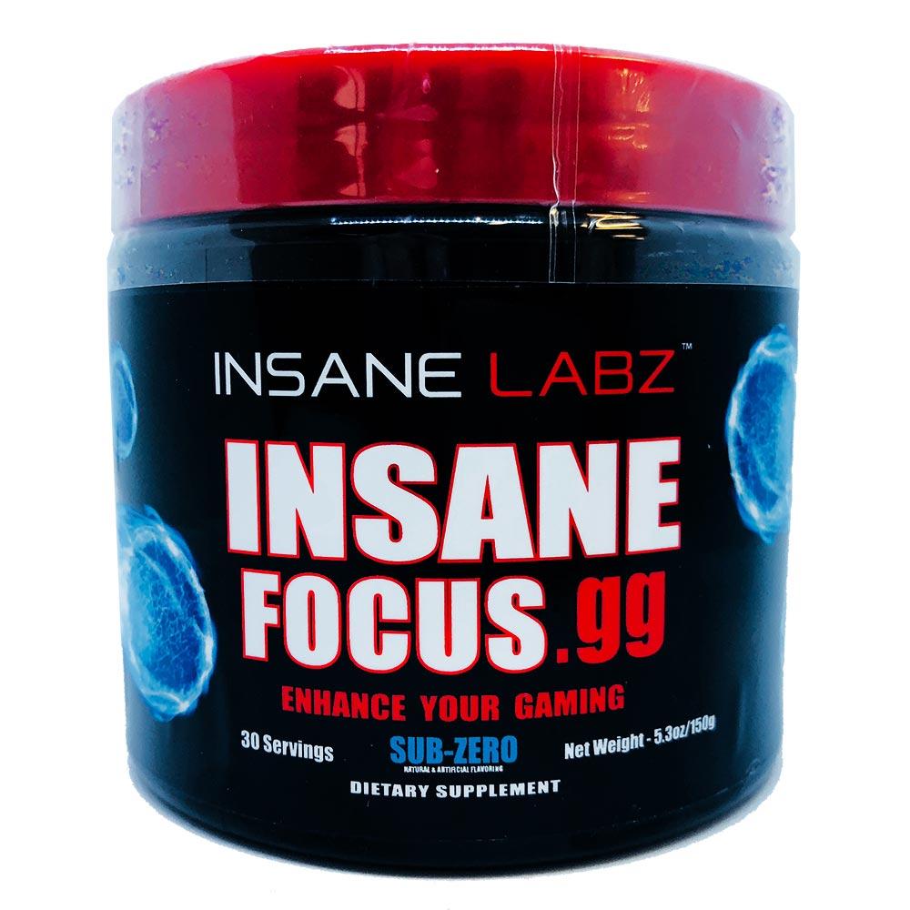 INSANE Insane Focus.GG 30 Servings | Focus, Energy & Mood Specialty Health Products Insane Labz Sub-Zero  (1769023701035)