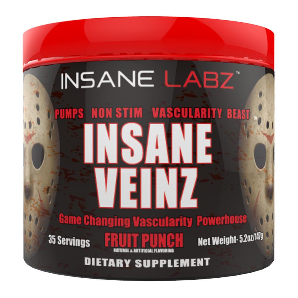 Insane Labz Insane Veinz Gold 30 Servings Nitric Oxide Insane Labz  (4349352050753)