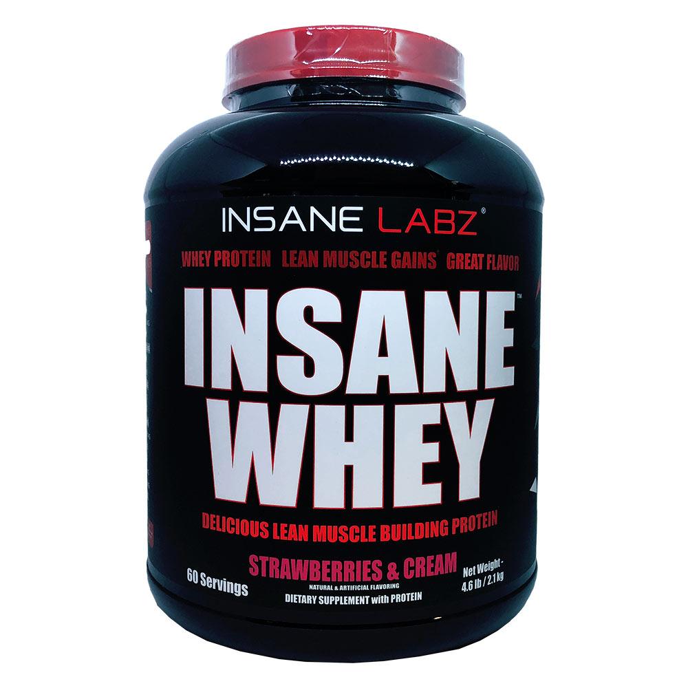 Insane Labz Insane Whey 5lb Protein Powders Insane Labz Strawberry  (1712163127339)