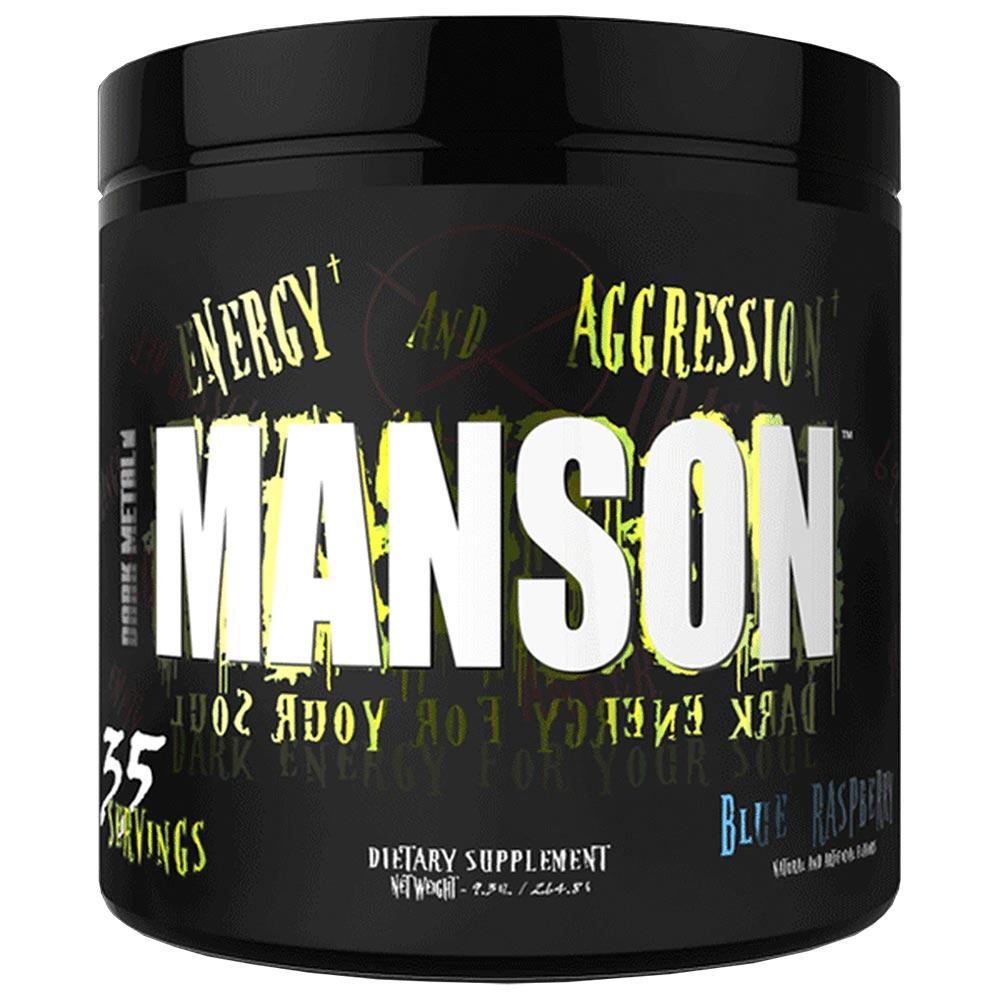 Insane Labz Manson 35/sv Pre-Workouts Insane Labz Blue Raspberry  (4577611546689)
