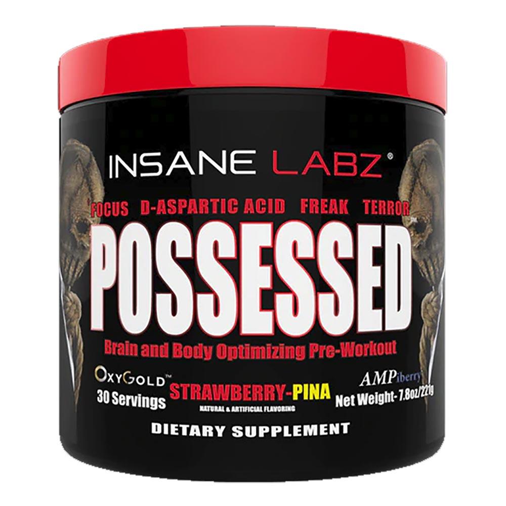 Insane Labz Possessed 30 Servings Sports Performance Recovery Insane Labz Strawberry-Pina  (1712153952299)