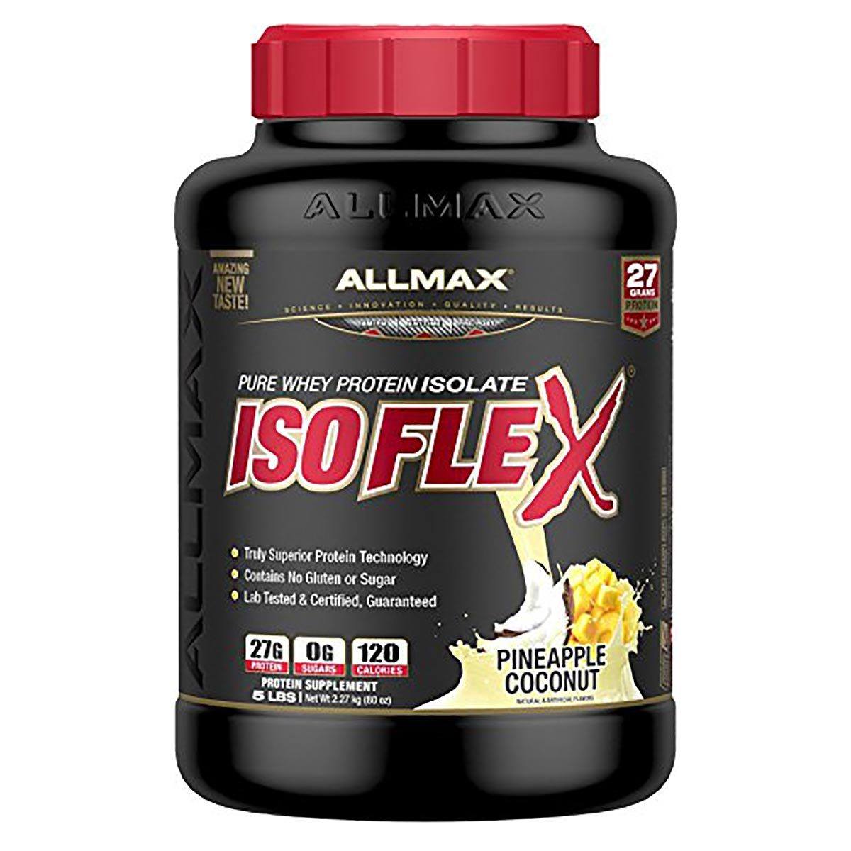 Allmax Nutrition IsoFlex 5 Lbs Protein Allmax Nutrition Pineapple Coconut  (1058318843947)